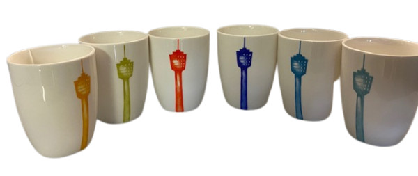 Porzellan Tasse Fernsehturm