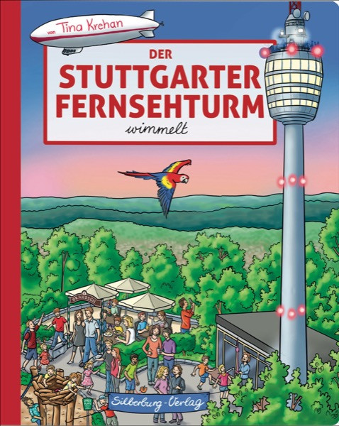Der Stuttgarter Fernsehturm wimmelt