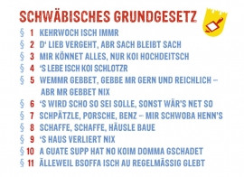 Magnet "Schwäbisches Grundgesetz"