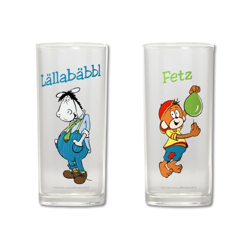 Trinkglas 2er-Set &quot;Lällabäbbl &amp; Fetz&quot;