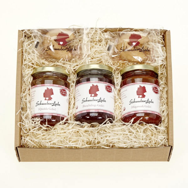 Geschenkbox "dreierlei Gsälz"